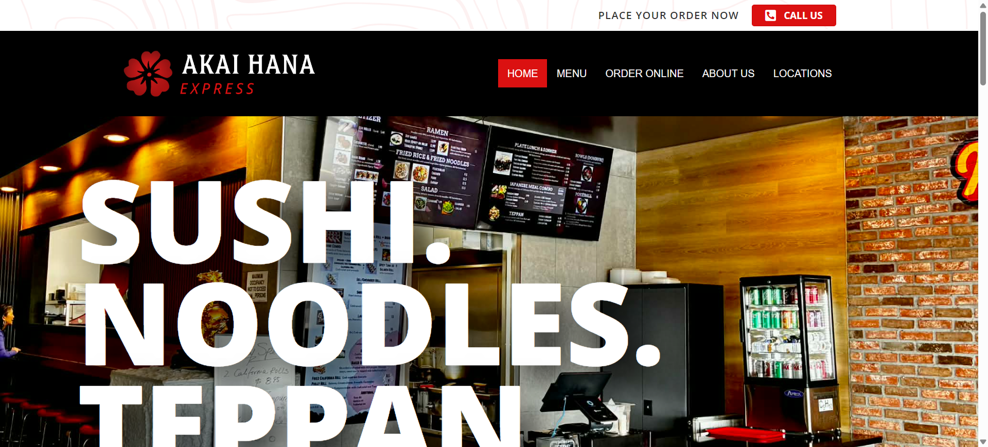 Akai Hana Express website preview